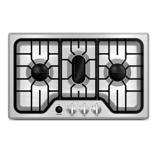 Furrion Chef Collection® 3-Burner Gas RV Cooktop - 24" Stainless Steel #FGH4ZSA-SS