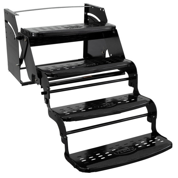 FlexcoRV Steps 24" Quad Step in Black - RP-STP-24-QD