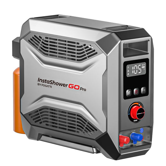 Fogatti Water Heater, InstaShower GO Pro, LP; On Demand Tankless, Portable - FP22AG