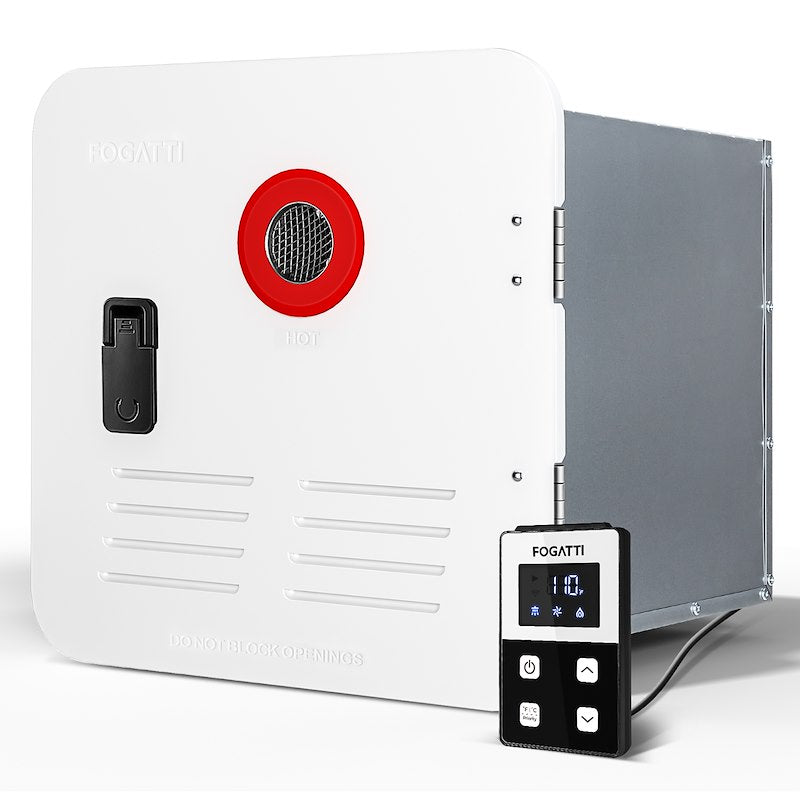 Fogatti Water Heater; InstaShower 8 Plus, LP, On Demand/ Tankless Model FS08B1S - INSTASHOWER 8 PLUS