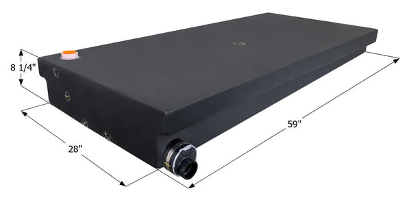 Holding Tank Left Side Drain H3882/H865009 - 44 Gal. - 59" x 28" x 8 1/4" - Coachmen - ICON #15125