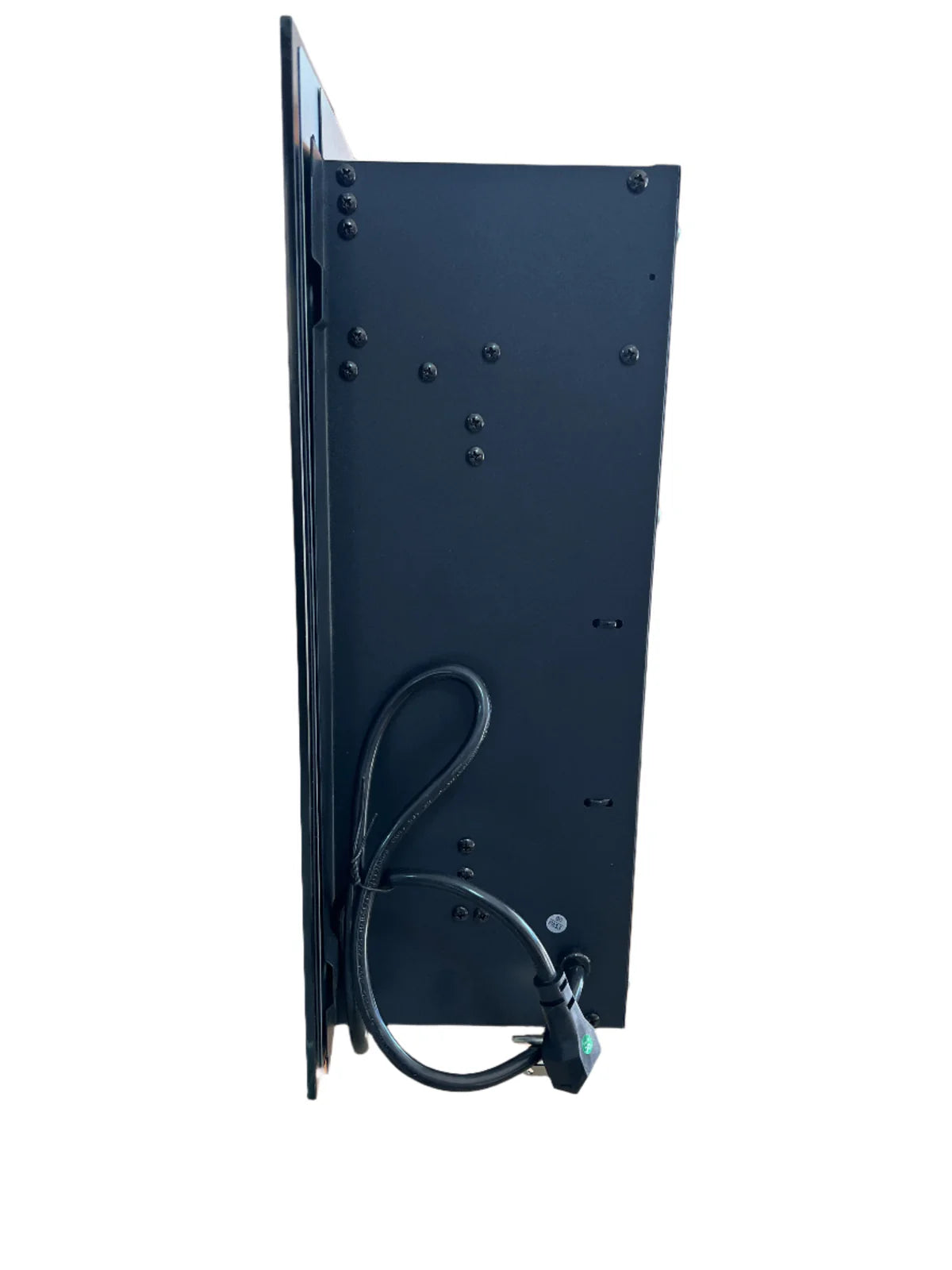 Covenant 36" Slim Horizontal Profile Electric RV Fireplace 110V Flat Front with Crystals LFP36-CS