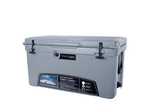 LINE-X Accessories Expedition Cooler, 75 Quart, Gray - COOLER75