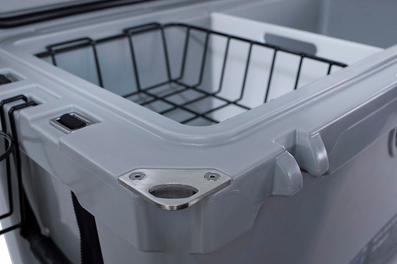 LINE-X Accessories Expedition Cooler, 75 Quart, Gray - COOLER75