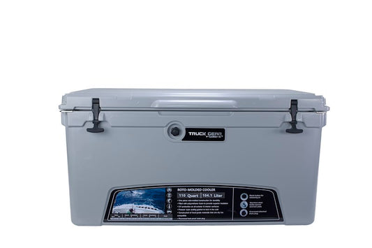 LINE-X Accessories Expedition Cooler, 110 Quart, Gray - COOLER110