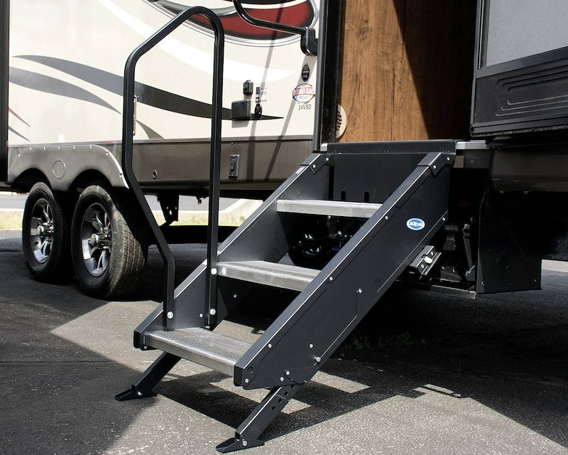 MORryde STP214‑121H 3‑Step Handrail for 2nd Gen StepAbove® Entry Steps