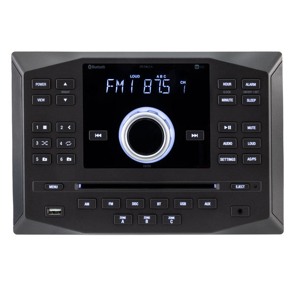 Jensen JWM62 RV Stereo AM/FM Radio CD/DVD 3-Zone 12v DC  RP-2135