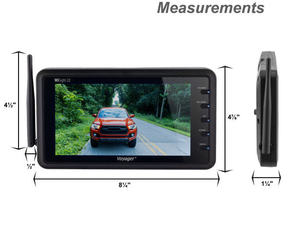 Voyager RV Wireless Backup Camera with 7" Monitor DIY System