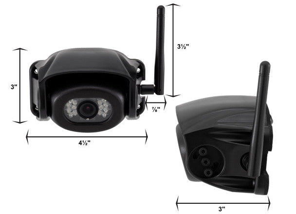 Voyager RV Wireless Backup Camera with 7" Monitor for Prewired System