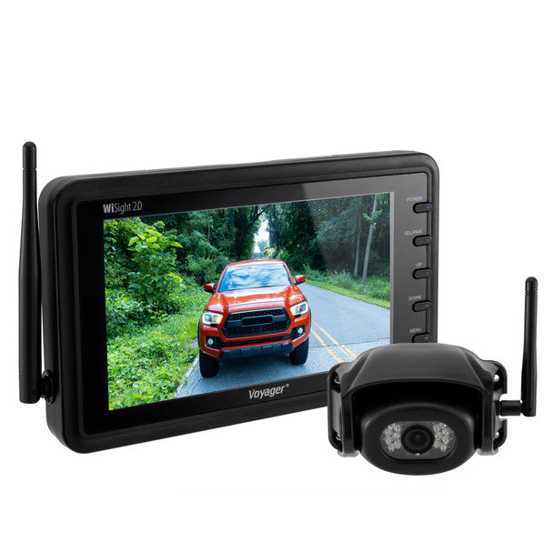 Voyager RV Wireless Backup Camera with 7" Monitor for Prewired System