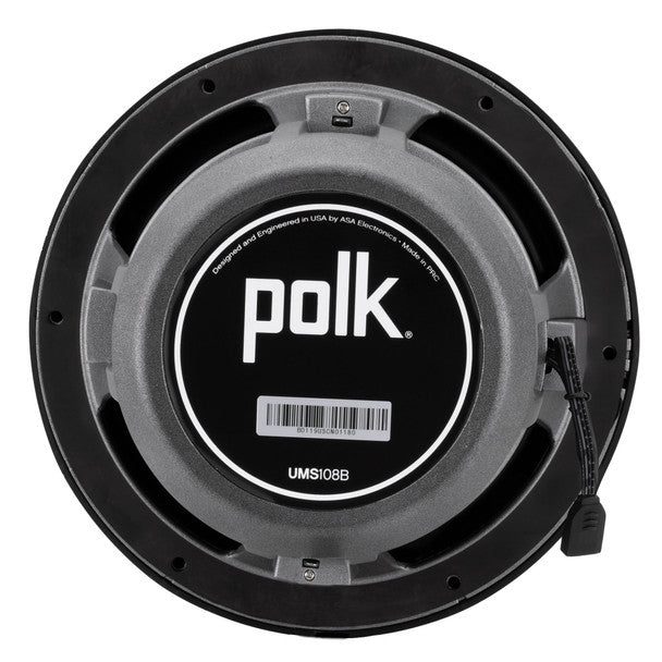 Polk RV Subwoofer Audio Speaker 10.8" 700W Max Power, Black (Smoke) or White