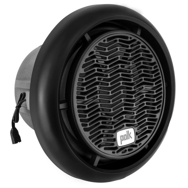 Polk RV Subwoofer Audio Speaker 10.8" 700W Max Power, Black (Smoke) or White