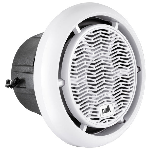 Polk RV Subwoofer Audio Speaker 10.8" 700W Max Power, Black (Smoke) or White
