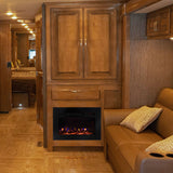 RV Electric Fireplace 26" with Flame Color Settings   RP-FP-26L