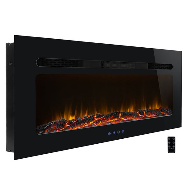 RV Electric Fireplace 36" with Flame Color Settings - FP-36L-RP