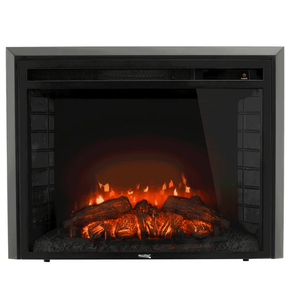 RV 26" Electric Curved Glass Fireplace (24" Cutout)  FPC-26-RP