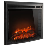 RV 26" Electric Curved Glass Fireplace (24" Cutout)  FPC-26-RP