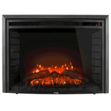 RV 28" Electric Curved Glass Fireplace (24" Cutout)  RP-FPC-28