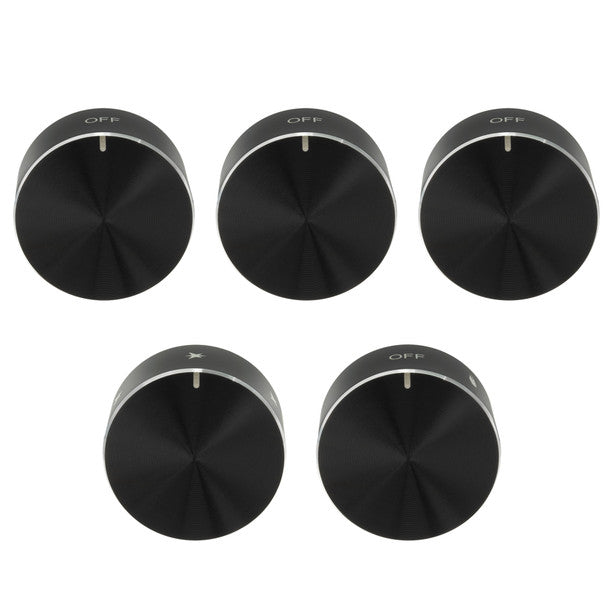 Greystone RV Replacement Knobs for Cooktop or Range (Pkg. of 5)