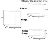 RV Refrigerator 10 Cubic Feet 12V Stainless Steel