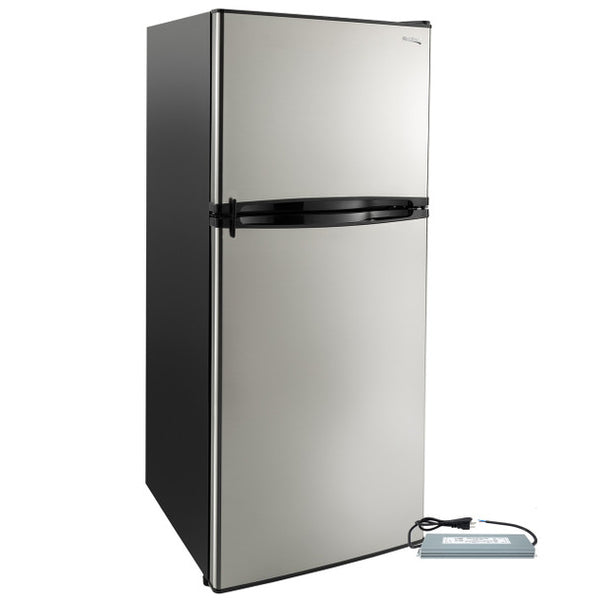 RV Refrigerator 10 Cubic Feet 12V Stainless Steel