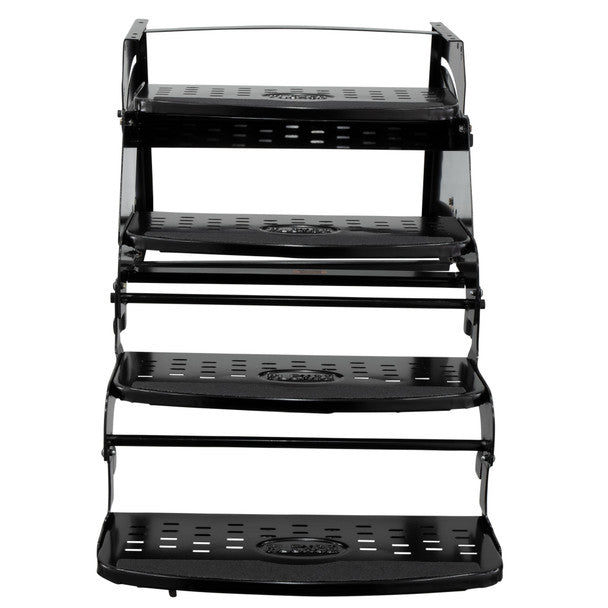 FlexcoRV Steps 24" Quad Step in Black - RP-STP-24-QD