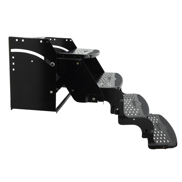 FlexcoRV Steps 24" Quad Step in Black - RP-STP-24-QD