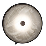 RV Ceiling Globe Light LED Textured Black - 12 volt