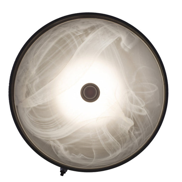 RV Ceiling Globe Light LED Textured Black - 12 volt
