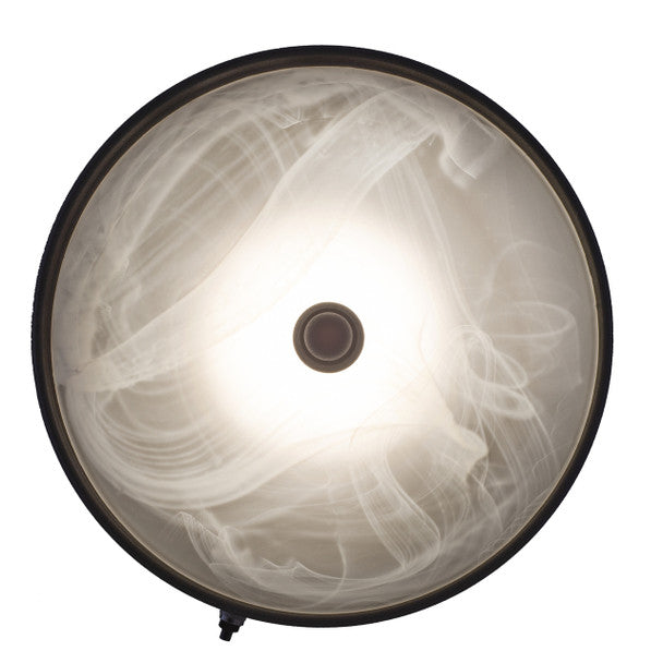 RV Ceiling Globe Light LED Textured Black - 12 volt