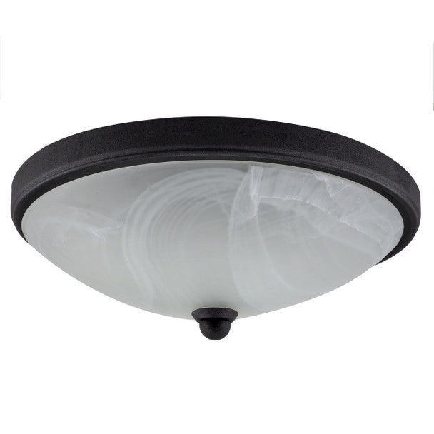 RV Ceiling Globe Light LED Textured Black - 12 volt