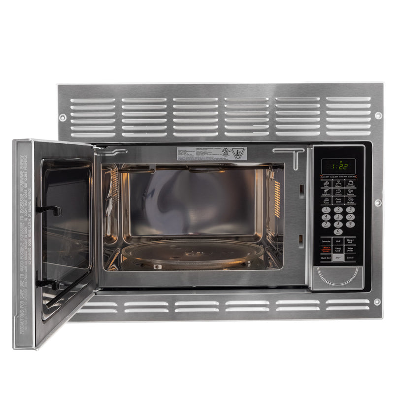 RV Convection Microwave Stainless Steel 1.1 cu. ft. (Replaces Greystone) RPM-4-SS-KT
