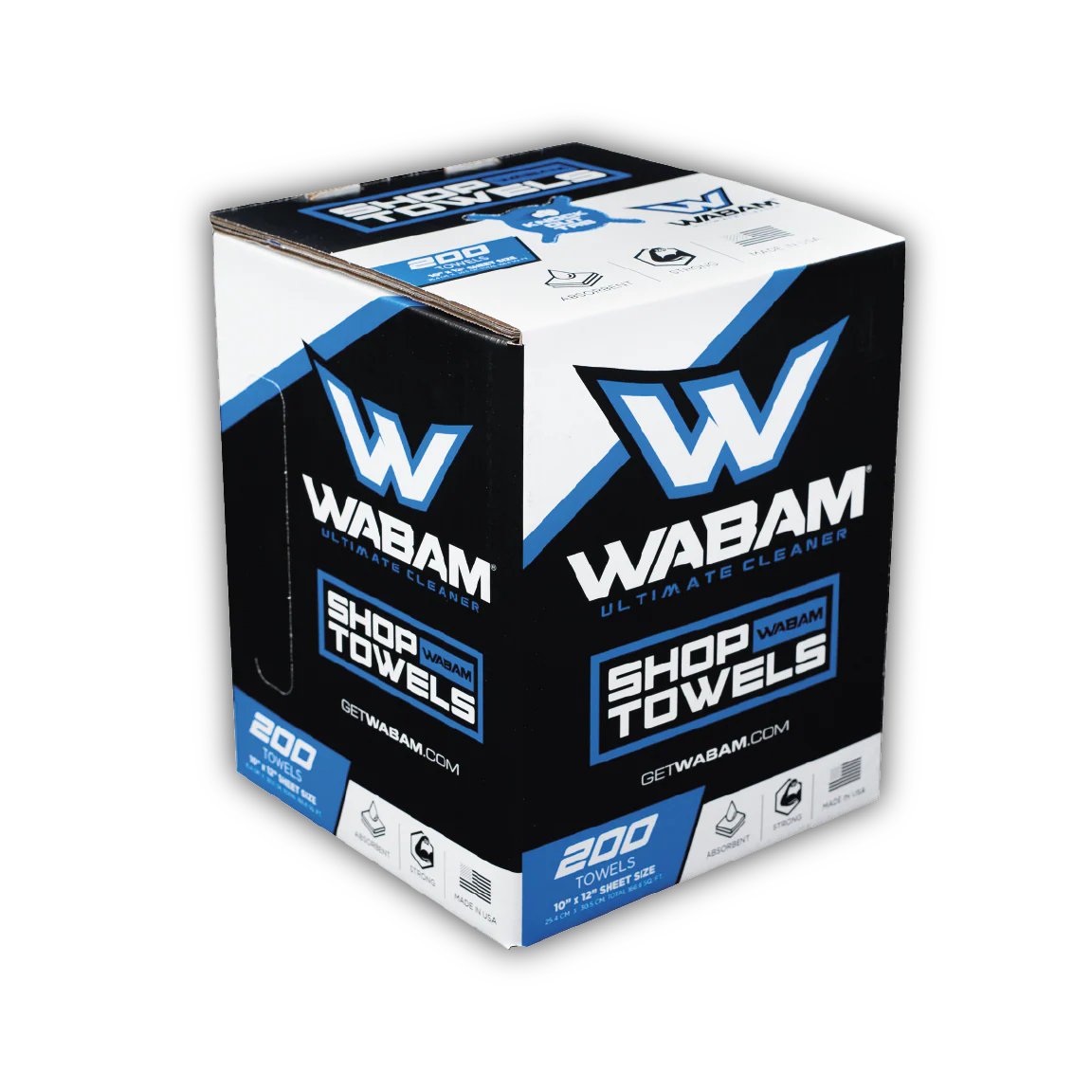 WABAM Shop Towels (8 boxes) - W300108