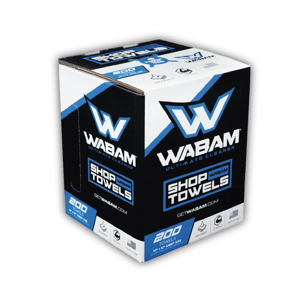 WABAM Shop Towels (8 boxes) - W300108