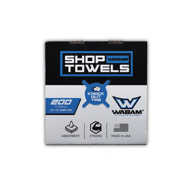 WABAM Shop Towels (1 box) - W300101