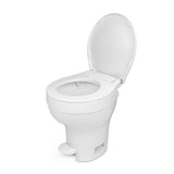 Thetford 31835 Aqua-Magic VI Permanent Slow Close RV Toilet High Profile w/Foot Pedal White