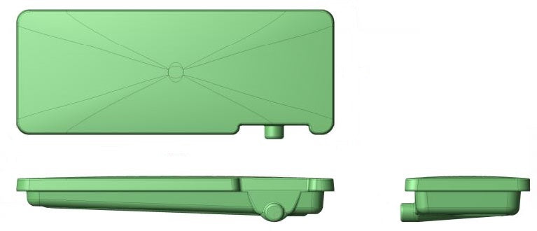 Alpha Waste Holding Tank 40 Gal. 63 x 24 x 7 Right Side Drain & Level Sensors VB24637HRC