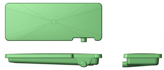 Alpha Waste Holding Tank 40 Gal. 63 x 24 x 7 Right Side Drain VB24637HRCD