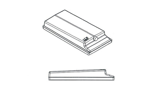Alpha Waste Holding Tank 52 Gal. 57 x 29 x 8 End Drain VB29578REH9FR