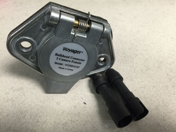 Voyager Heavy-Duty 2-Cam Female Trailer Receptacle - VOSBHC2F