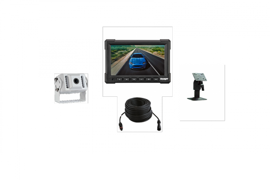 Voyager 7" Color Rear Camera System with Side Cams- AOS713-C