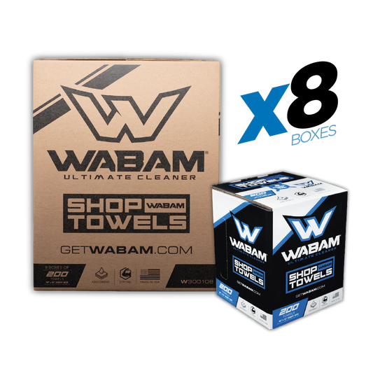WABAM Shop Towels (8 boxes) - W300108