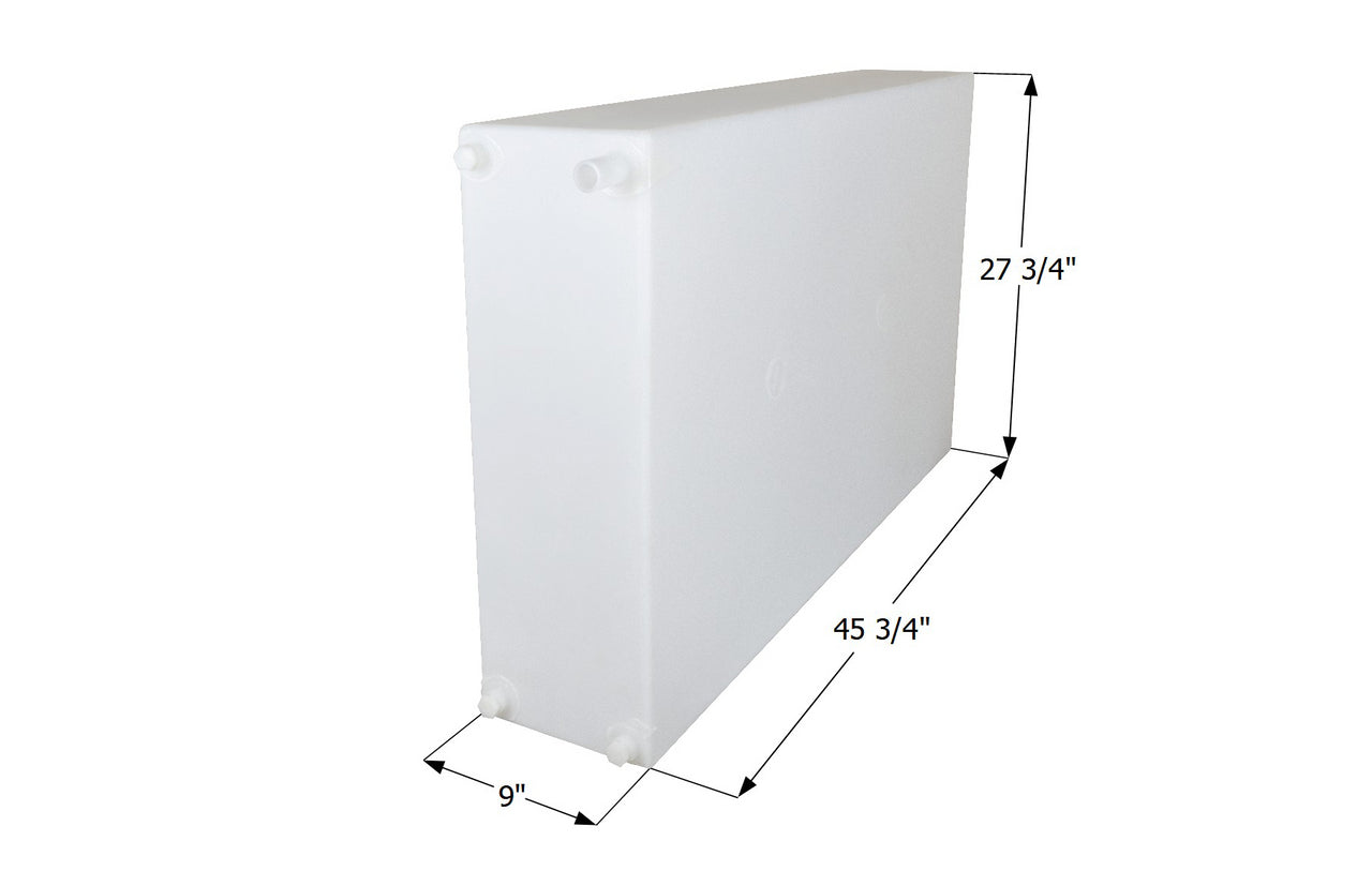 Fresh Water Tank WT4158 - 50 Gal. - 45 3/4" x 27 3/4" x 9"  - ICON #15457