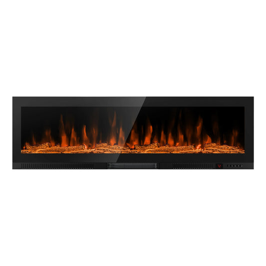 Greystone® by Furrion Built-In Electric RV Fireplace - 60", Wood Platform #GF60SW15A-BL SKU # 2024044901