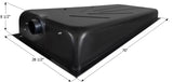 Holding Tank Center End Drain HT543ED - 48 gal. - 70" x 28 1/2" x 8 1/2" - ICON #14320