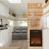 RV Electric Fireplace 18" with Flame Color Settings  RP-FP-18L