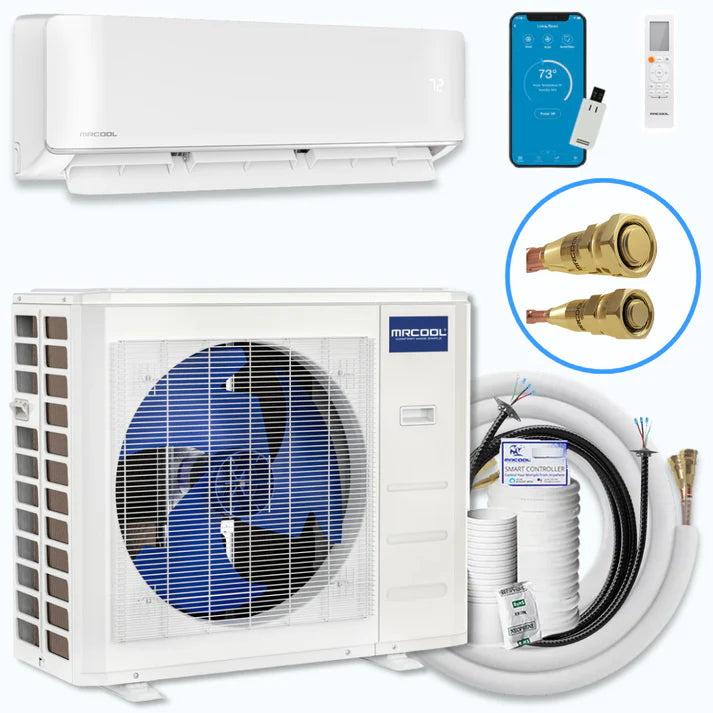 MRCOOL® DIY 5th Generation Mini-Split Air Handler & Condenser 36,000 BTU 230V - DIY-36-HP-WM-230D25-O