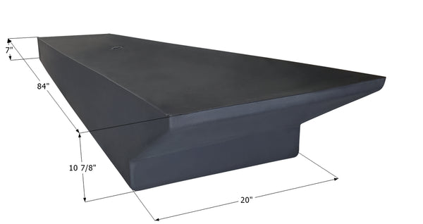 Holding Tank End Drain H3658 - 53 Gal. - 84" x 20" x 10 7/8" - Jayco - ICON #14296