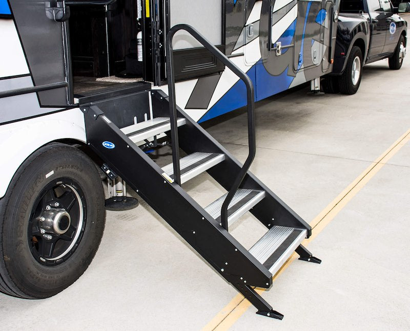 MORryde STP214‑120H 4‑Step Handrail for 2nd Gen StepAbove® Entry Steps