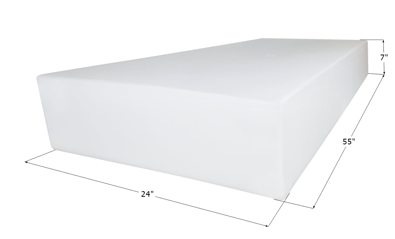 Fresh Water Tank WT3594 - 38 Gal. - 55" x 24" x 7" - Blank Tank - ICON #14709